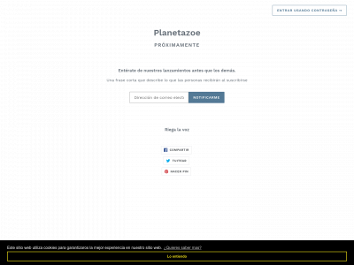planetazoe.es snapshot