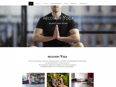 recoveryyoga.dk snapshot