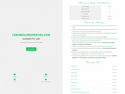 www.ceburealproperties.com snapshot