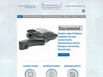 accommunications.co.uk snapshot