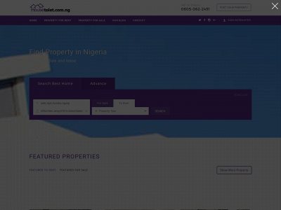 www.housetolet.com.ng snapshot