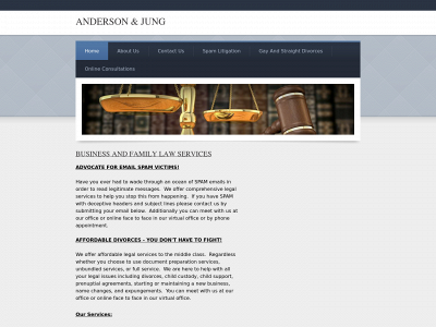 andersonjung.com snapshot