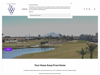 casariojaholidays.com snapshot