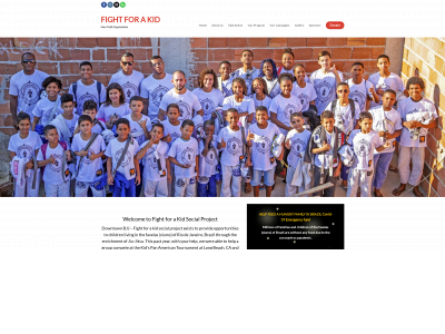 fightforakid.org snapshot