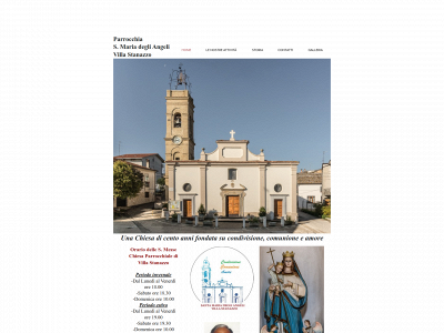 parrocchiasantamariadegliangeli.it snapshot