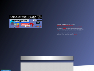 blackmambahosting.com snapshot
