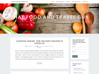 thatfoodandtravelguy.com snapshot