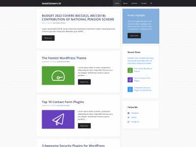 taxationserv.in snapshot