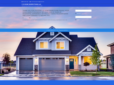 cehomeinspections.net snapshot