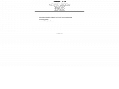 asketa.lt snapshot