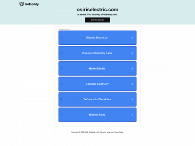 osiriselectric.com snapshot