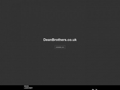 deanbrothers.co.uk snapshot