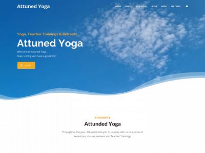 attunedyoga.se snapshot
