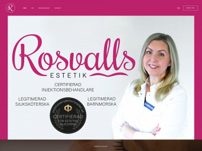 rosvallsestetik.se snapshot