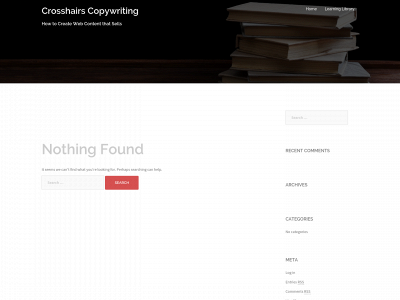 crosshairscopywriting.com snapshot