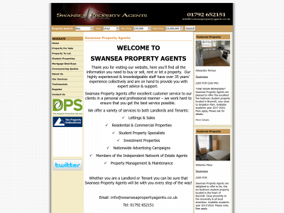 swanseapropertyagents.co.uk snapshot