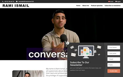 ramiismail.dk snapshot