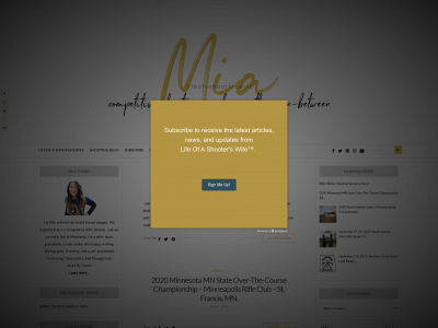 lifeofashooterswife.com snapshot
