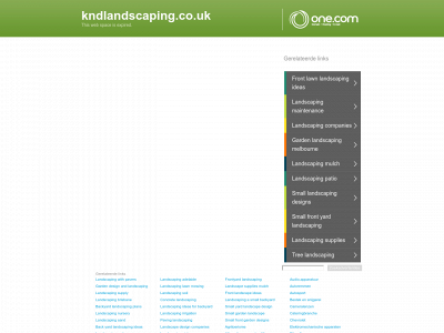 kndlandscaping.co.uk snapshot