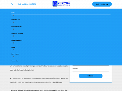 epcsurveysuk.com snapshot