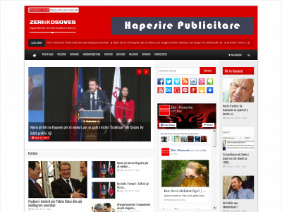 zeriikosoves.org snapshot