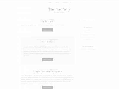 thetaewayblog.com snapshot