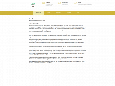 thehypnotherapylounge.org snapshot