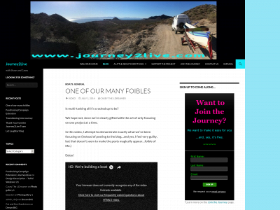 journey2live.com snapshot