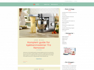 kjokkenredskap.no snapshot
