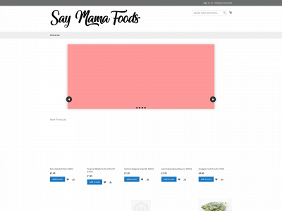 saymamafoods.com snapshot