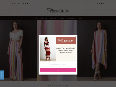 shopfiercefinds.com snapshot