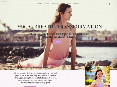 nikolinayoga.org snapshot