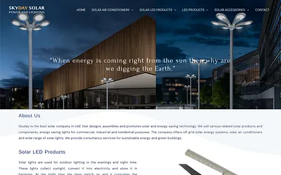 skydaysolar.com snapshot