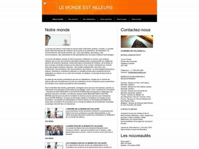 lemondeestailleurs.com snapshot