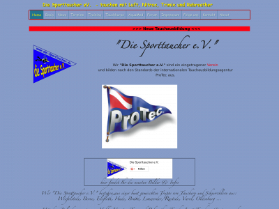 die-sporttaucher.de snapshot