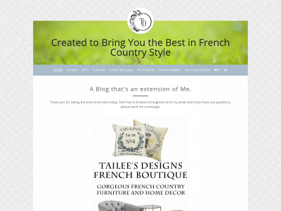 taileesdesigns.com snapshot