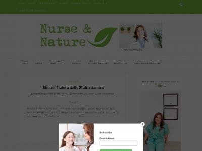 nurseandnature.com snapshot