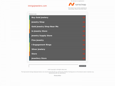 intrigojewelers.com snapshot
