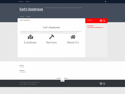 carlshandyman.com snapshot