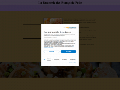 brasseriedesetangsdepede.be snapshot