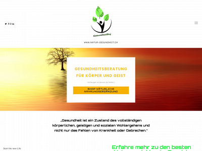 naturehealthy.ch snapshot