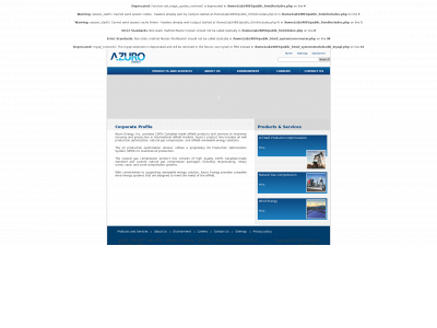 azuroenergy.com snapshot
