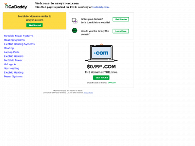 sawyer-ac.com snapshot