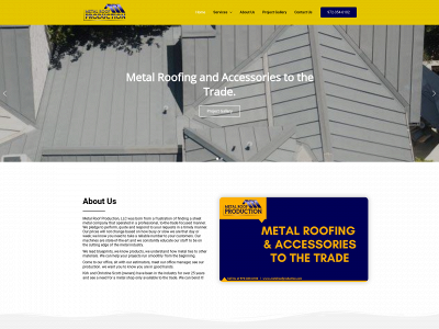 metalroofproduction.com snapshot