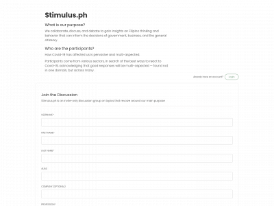 stimulus.ph snapshot