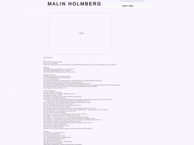 malinholmberg.com snapshot