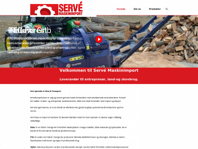 servemaskiner.dk snapshot