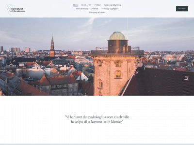 psykologhusetvedrundetaarn.dk snapshot