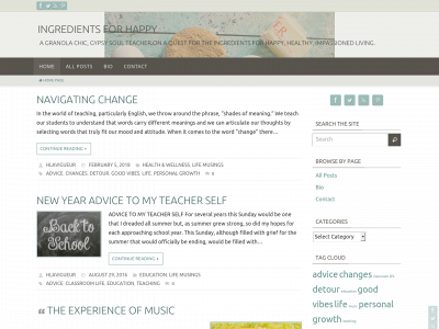 ingredientsforhappy.com snapshot