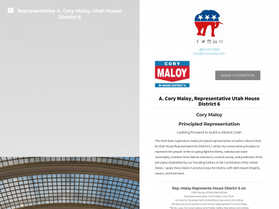 www.corymaloy.com snapshot